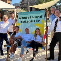Salzgitter bekommt 17 Tage Strand mitten in der Stadt