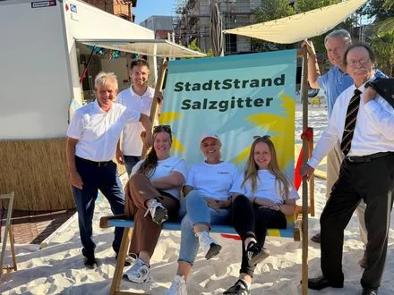 Salzgitter bekommt 17 Tage Strand mitten in der Stadt