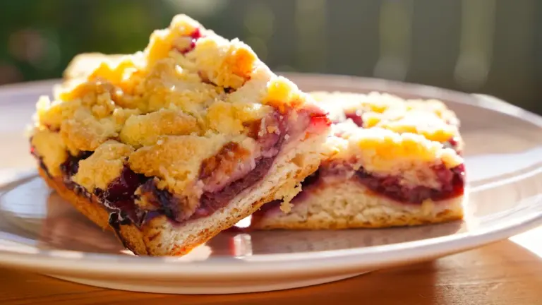 Zwetschgenkuchen vom Blech: Saftiger Hefeboden