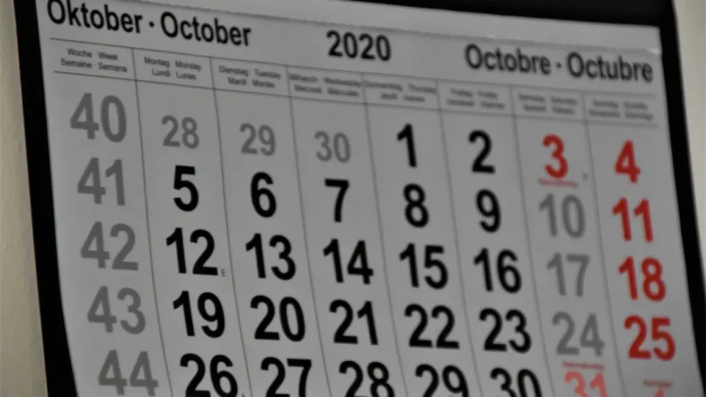 Ein klassischer Wandkalender zeigt das Datum für eine wichtige terminliche Frist an.